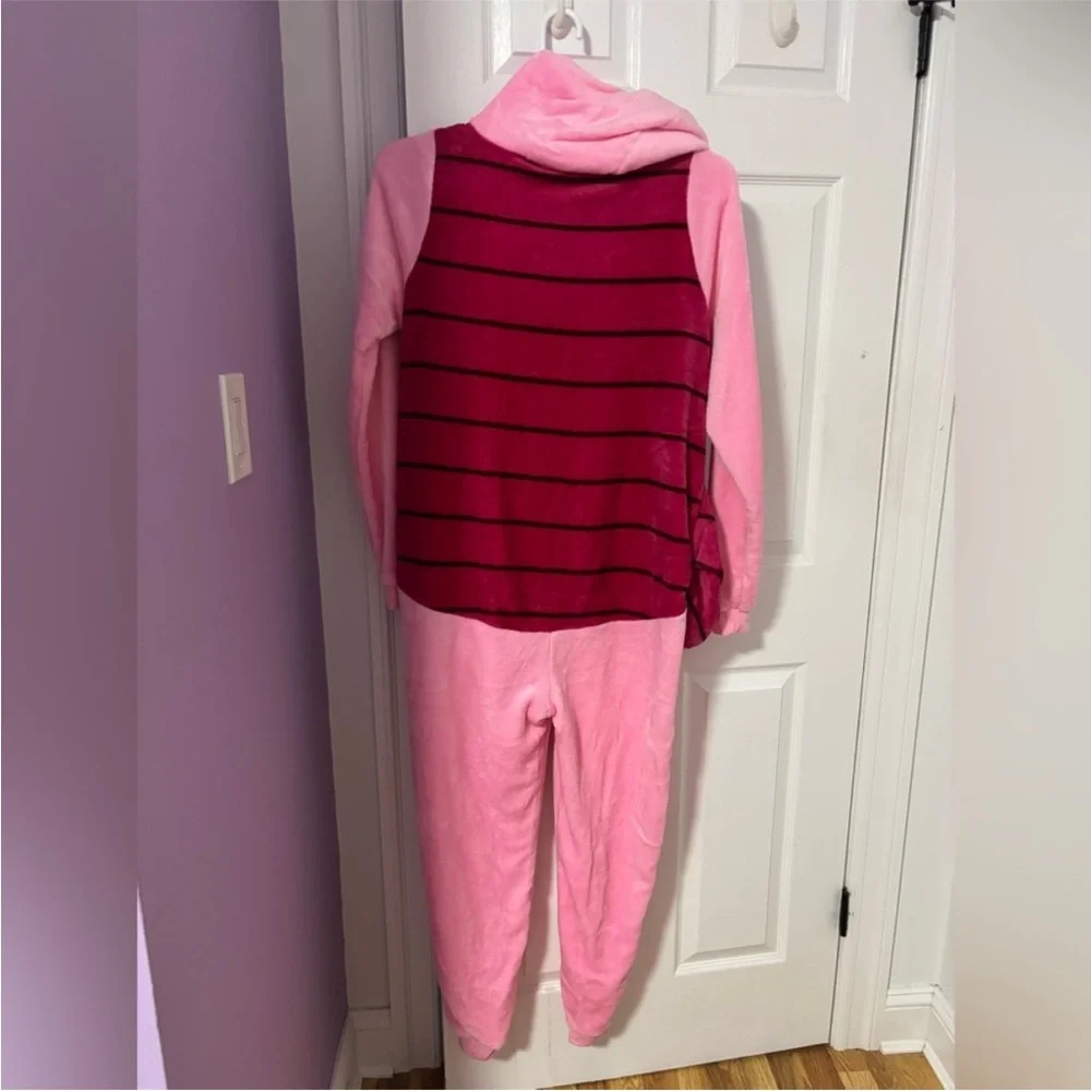Pink Piglet Onesie Halloween Costume Unisex Men Women XL Winnie the Pooh